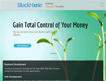 Tablet Screenshot of blackholesolution.com